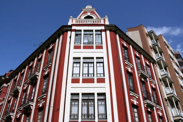 Oude Flatgebouw Leon Castilla Leon Spanje — Stockfoto