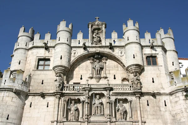 Burgos Spanya Şehir Kapısı Arco Santa Maria — Stok fotoğraf