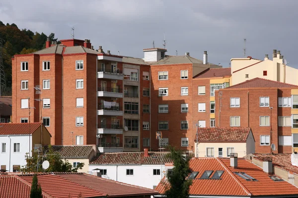 Apartamentos Modernos Burgos España Paisaje Urbano Mediterráneo — Foto de Stock