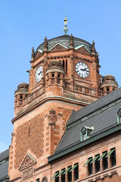 Sztokholm Szwecja Centrum Budynek Biurowy Stary Gród Stylu Secesyjnym — Zdjęcie stockowe