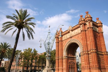 Barcelona landmark clipart
