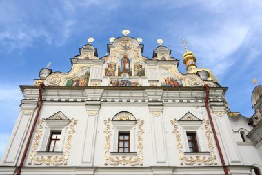 Kiev pechersk lavra - ünlü manastır unesco Dünya Mirası listesinde yazılı. Ukraynalı landmark. dormition Katedrali.