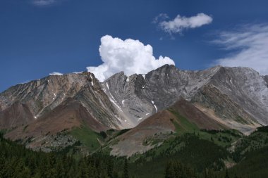 Canadian Rockies - Kananaskis Country Provincial Park. Photo taken from beautiful Highwood Trail. clipart