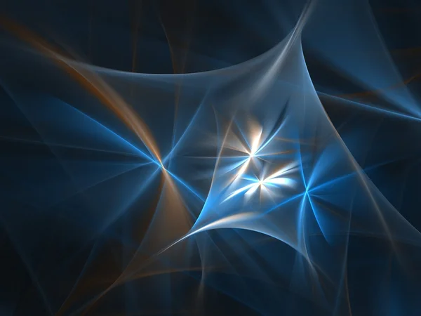 Grafik Textur Computer Gerenderten Hintergrund Fraktal Blaue Glatte Lichtunschärfe — Stockfoto