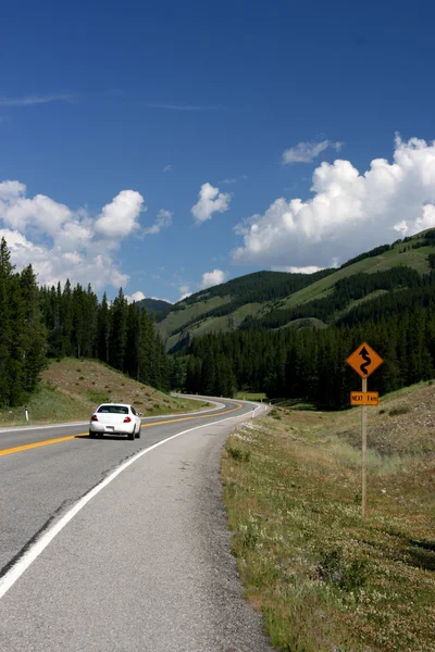 Kananaskis Country Provincial Park Road Beautiful Mountain Vista — Stock Photo, Image