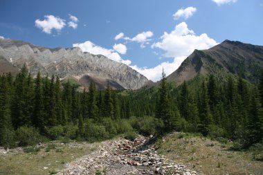 Canadian Rockies - Kananaskis Country Provincial Park of Alberta. Beautiful landscape. clipart