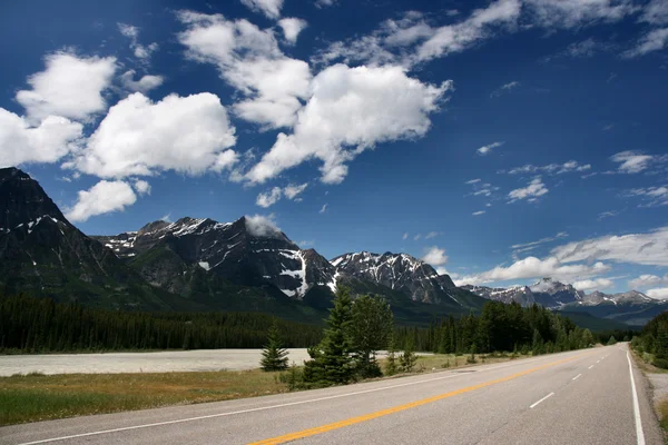 Icefields Parkway Landscape Jasper National Park British Columbia Canada — Stock Photo, Image