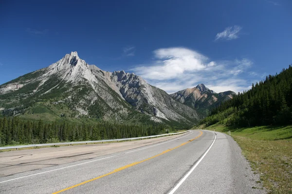 Kananaskis Ország Highwood Nyomvonal Road Sziklás Hegység Nyáron Alberta Kanada — Stock Fotó