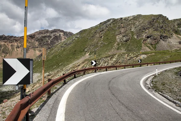 Italy Stelvio National Park Famous Road Stelvio Pass Ortler Alps — Stock Photo, Image