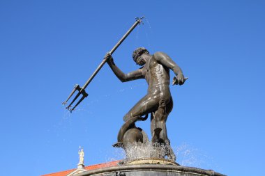 Neptune in Gdansk clipart