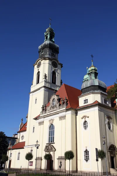 Polsko Bydgoszcz Město Kujavsku Regionu Oživení Barokní Kostel Nejsvětější Srdce — Stock fotografie