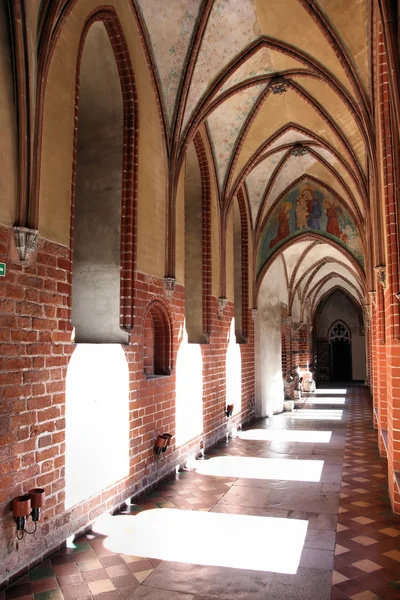 Castillo Malbork Región Pomerania Polonia Unesco Patrimonio Humanidad Fortaleza Caballeros — Foto de Stock