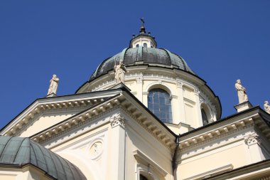 Varşova, Polonya. Collegiate Kilisesi saint Anne'in wilanow Mahallesi.