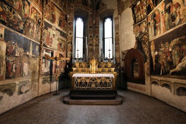 Parma, İtalya - emilia-romagna bölgesinin. katedral iç.