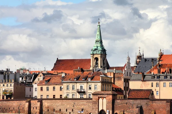 Pologne Torun Ville Divisée Par Vistule Entre Les Régions Poméranie — Photo