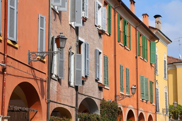 Μόντενα Ιταλία Περιοχή Emilia Romagna Πολύχρωμο Μεσογειακή Αρχιτεκτονική — Φωτογραφία Αρχείου