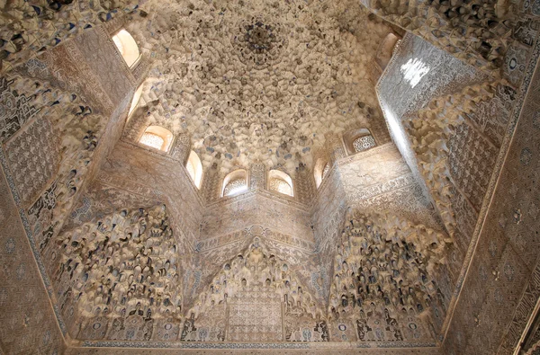 Alhambra Kastély Palota Nasrid Granada Andalúzia Régió Spanyolországban Unesco Világörökség — Stock Fotó