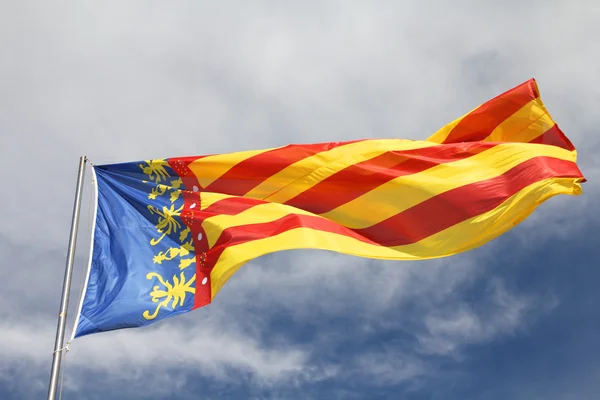 Bandera de Comunidad Valenciana —  Fotos de Stock