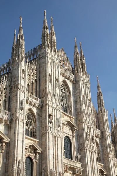 Milan Italie Monument Célèbre Cathédrale Marbre Candoglia — Photo