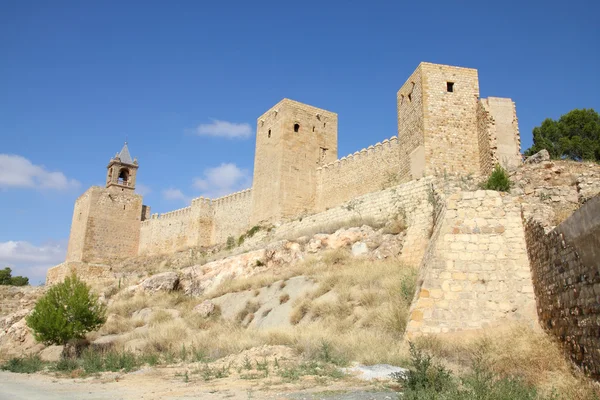 Antequera Nella Regione Andalusa Della Spagna Castello Alcazaba Nella Tipica — Foto Stock