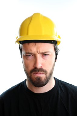 Angry worker clipart