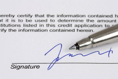 Signature clipart