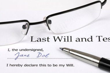 Last Will clipart