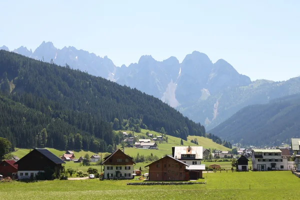 Αυστριακές Άλπεις Αλπικό Τοπίο Στην Άνω Αυστρία — Φωτογραφία Αρχείου