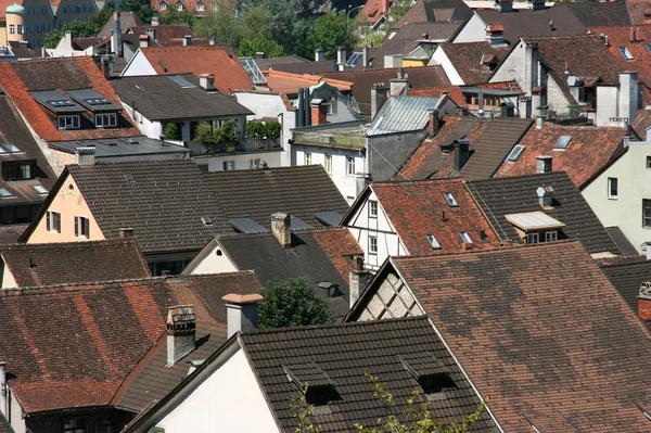 Townscape Feldkirch Vorarlberg Αυστρία Παλιά Πόλη — Φωτογραφία Αρχείου