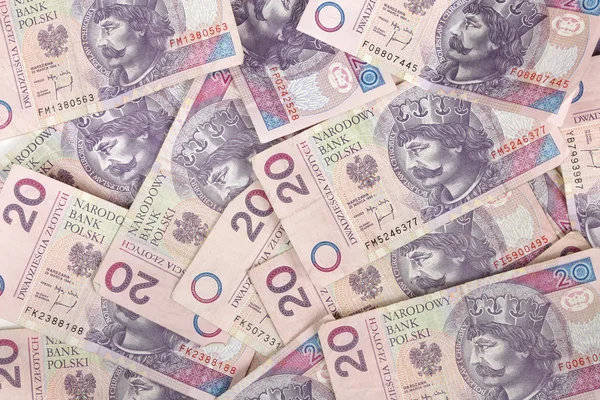 Polsko peníze — Stock fotografie