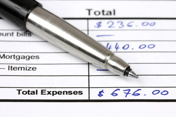 Expenses — Stock Photo, Image