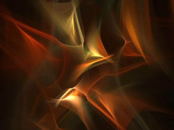 Graphics Texture Computer Rendered Background Fractal Warm Lights Soft Waves — Stock Photo, Image