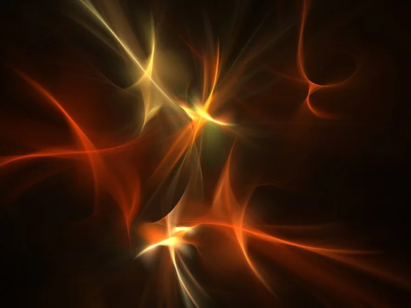 Graphics Texture Computer Rendered Background Fractal Smooth Fire Waves Abstract — Stock Photo, Image
