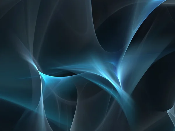 Grafik Textur Computer Gerenderten Hintergrund Fraktal Blauer Weicher Abstrakt — Stockfoto