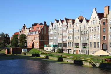 Polonya - gdansk şehir (nas danzig da bilinir) pomerania bölgesi. motlawa River başlanmasıyla satır.