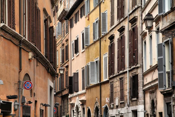 Gamla Stan Visa Och Medelhavet Arkitektur Parione Rom Italien — Stockfoto
