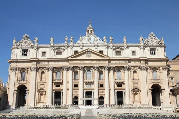 圣伯多禄大教堂 梵蒂冈 意大利 罗马教廷 — 图库照片