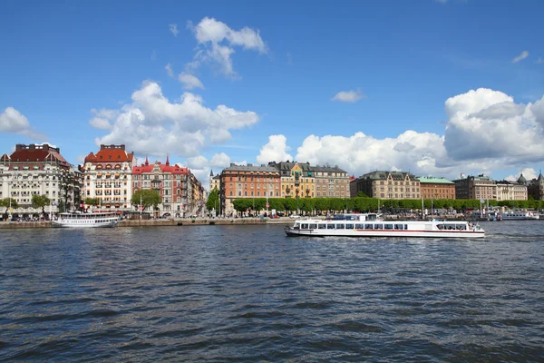 Stockholm Sweden Strandvagen Part Capital City — Stock Photo, Image
