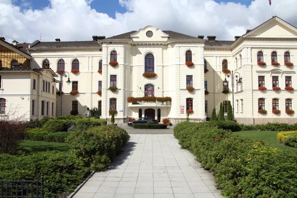 Πόλη Της Πολωνίας Bydgoszcz Στην Περιοχή Kuyavia Kujawy Παλαιό Παλάτι — Φωτογραφία Αρχείου