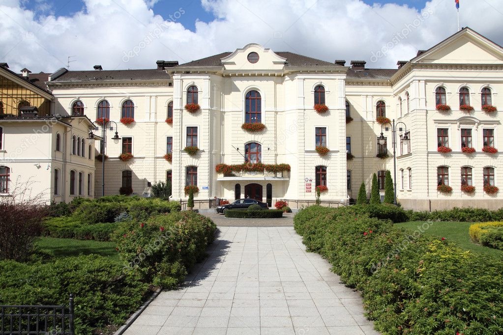 Poland - Bydgoszcz, city in Kuyavia (Kujawy) region. Old palace - city hall.