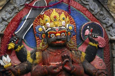 Sculpture in Nepal clipart
