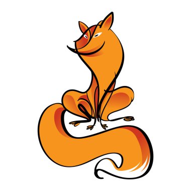 Yellow Fox clipart