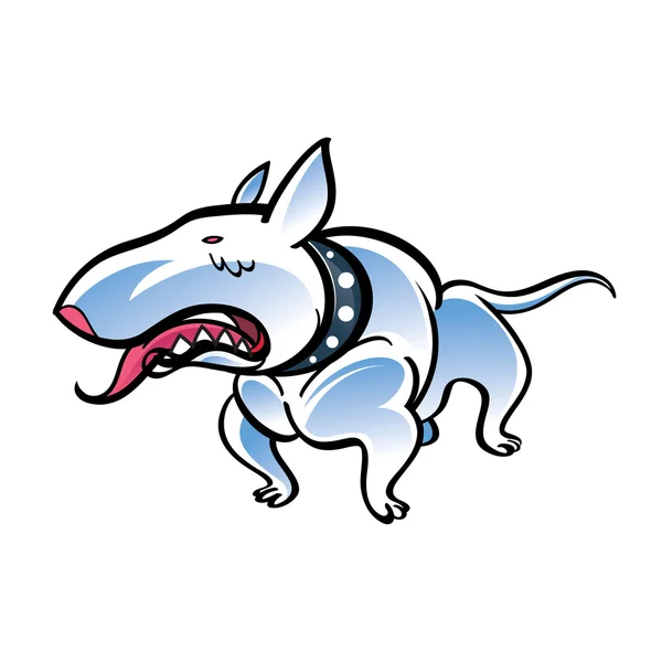 Chien Bull Terrier — Image vectorielle