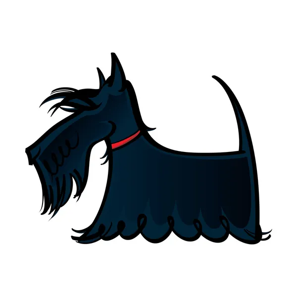 Scottie perro — Vector de stock