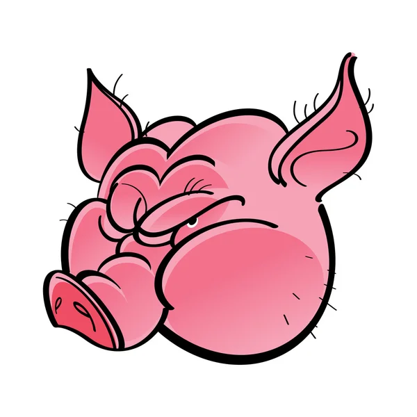 Schweinekopf — Stockvektor