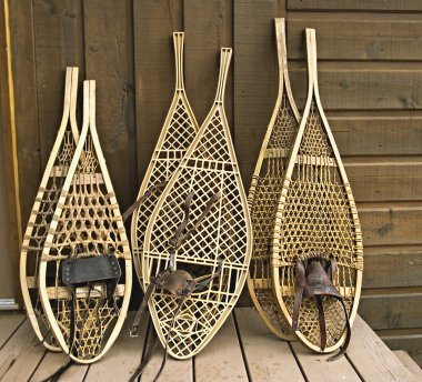 Assorted snowshoes clipart