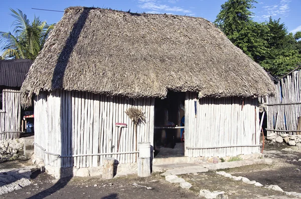 Typical Mayan house — Stock Photo, Image