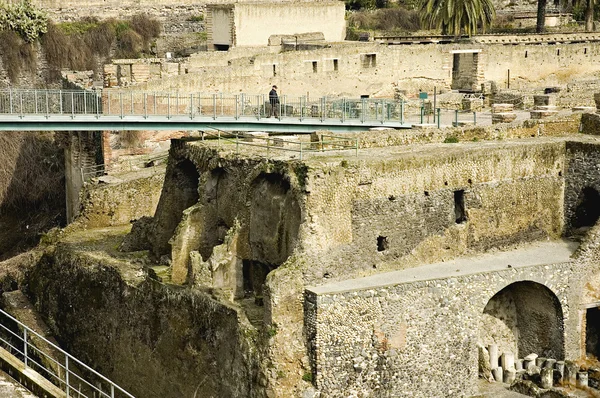 Herculaneum Excavații — Fotografie, imagine de stoc