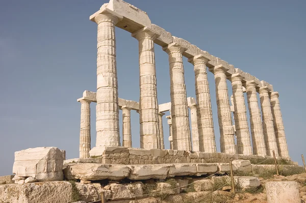 Templo grego de Poseidon — Fotografia de Stock