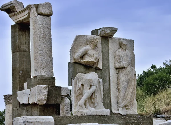 Efez rzeźby — Zdjęcie stockowe